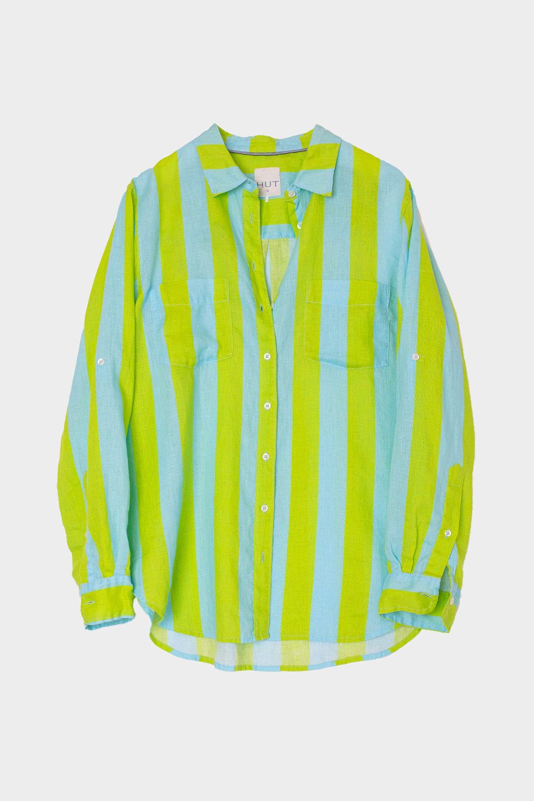Lunch With Me Boyfriend Linen Shirt