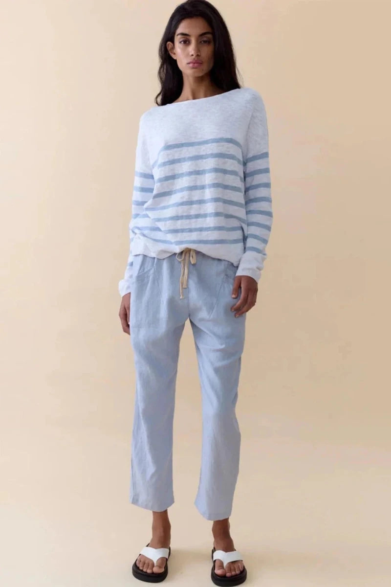 Lux Linen Pants - Chambray pant Little Lies