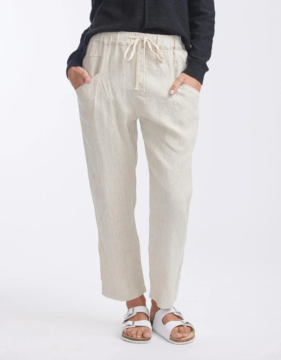 Lux Linen Pants - Sand - Stanleyandstone