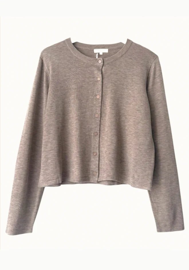 Lydia Cardigan - Mocha knit Little Lies