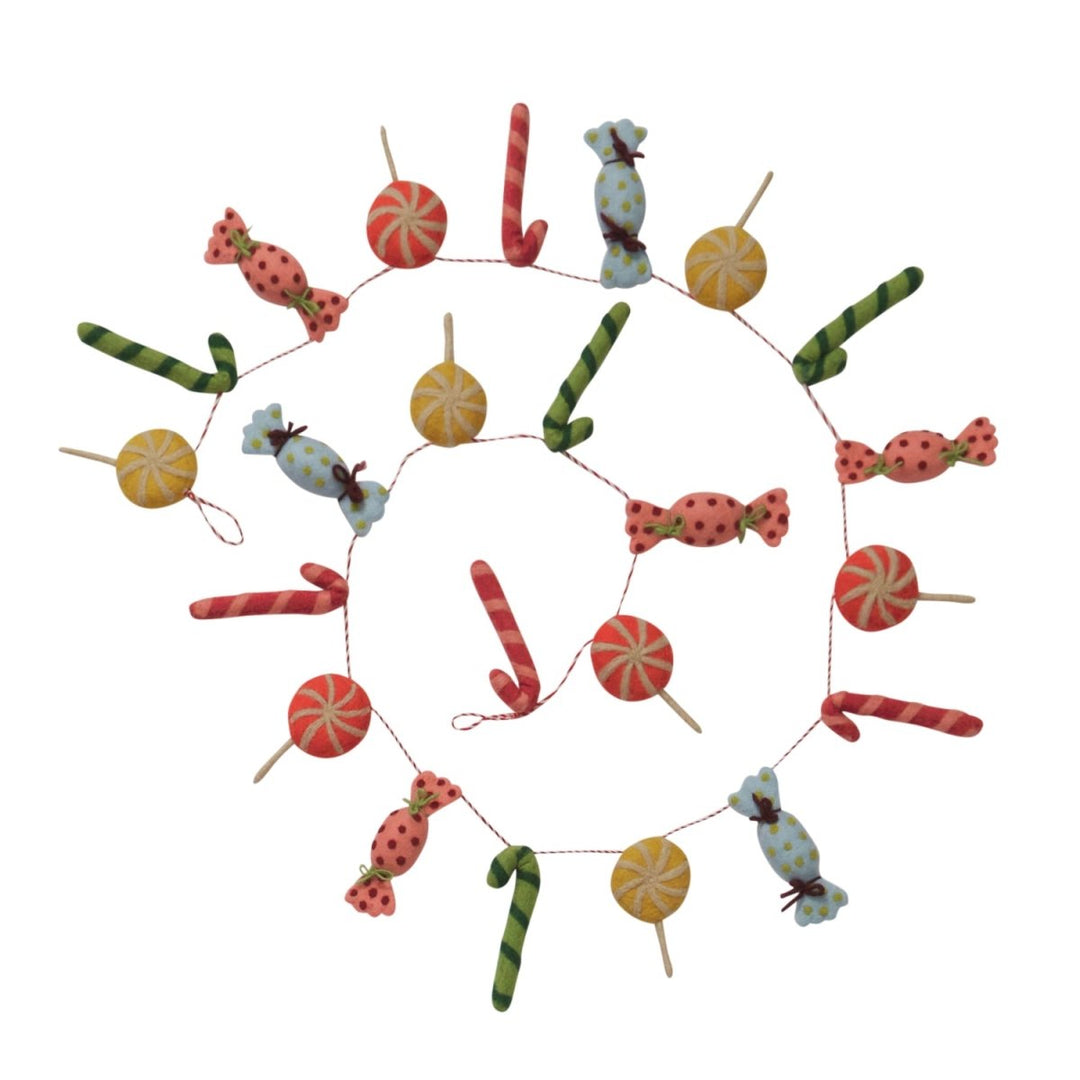 Madaline Felt Bunting Sage & Clare