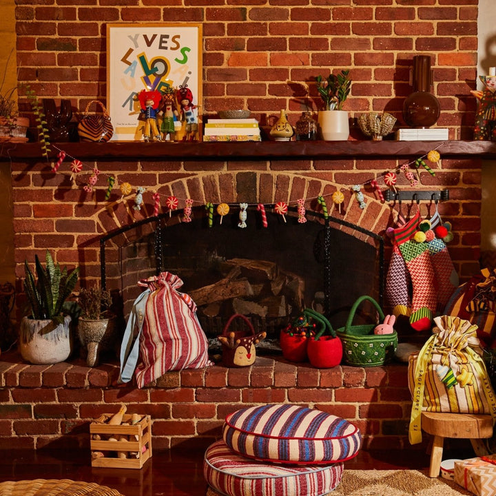 Madaline Felt Bunting Sage & Clare