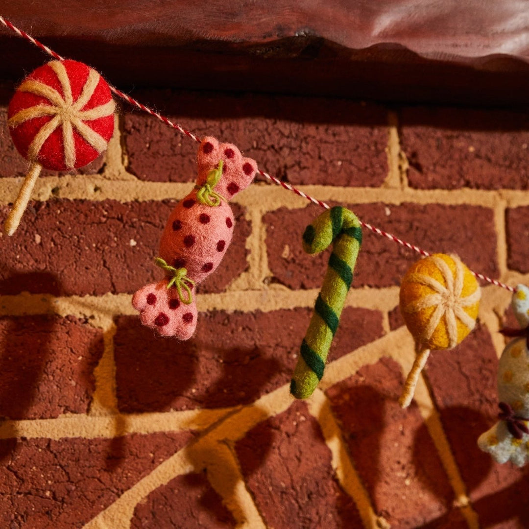 Madaline Felt Bunting Sage & Clare