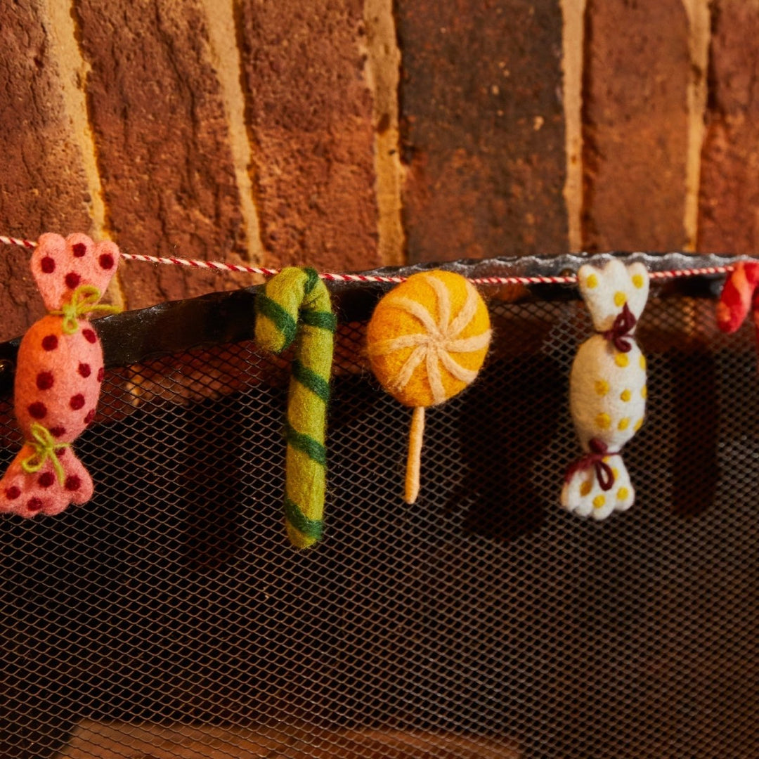 Madaline Felt Bunting Sage & Clare