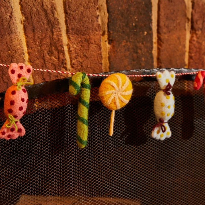 Madaline Felt Bunting Sage & Clare