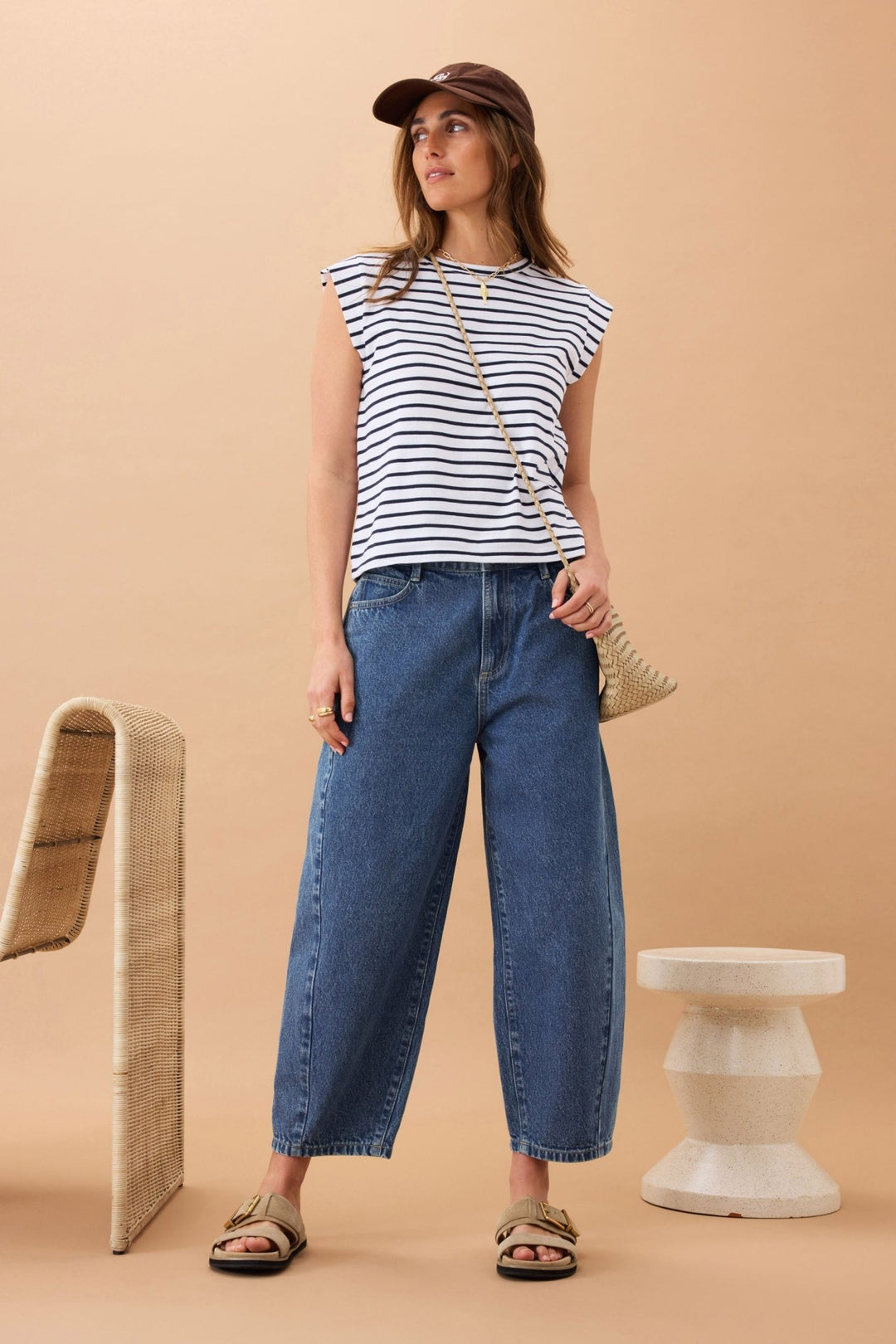 Maggie Tapered Barrel Jean Ceres Life