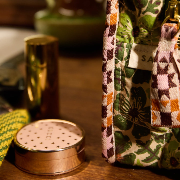 Magnolia Vanity Bag - Cactus Green Cosmetic &amp; Toiletry Bags Sage &amp; Clare