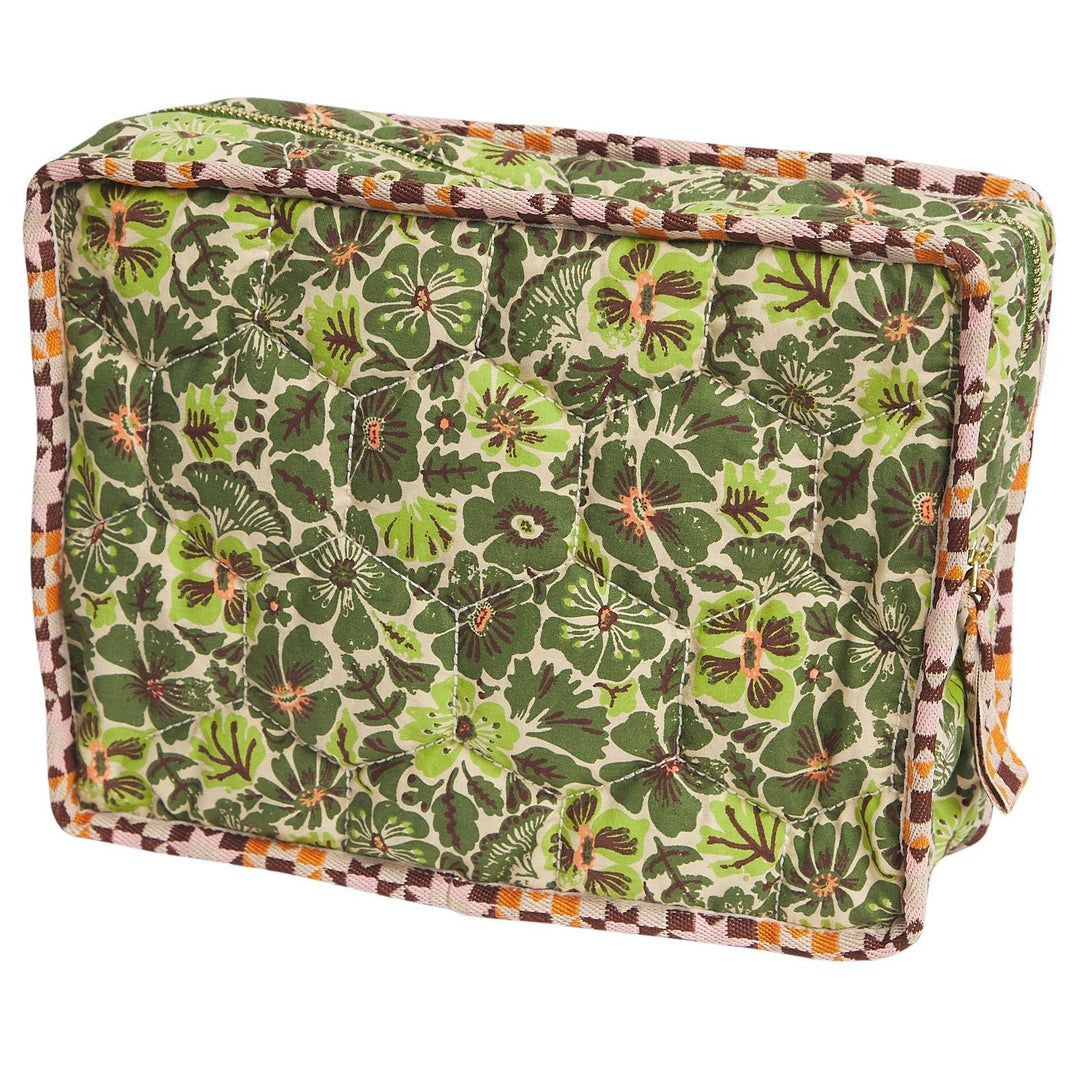 Magnolia Vanity Bag - Cactus Green Cosmetic & Toiletry Bags Sage & Clare