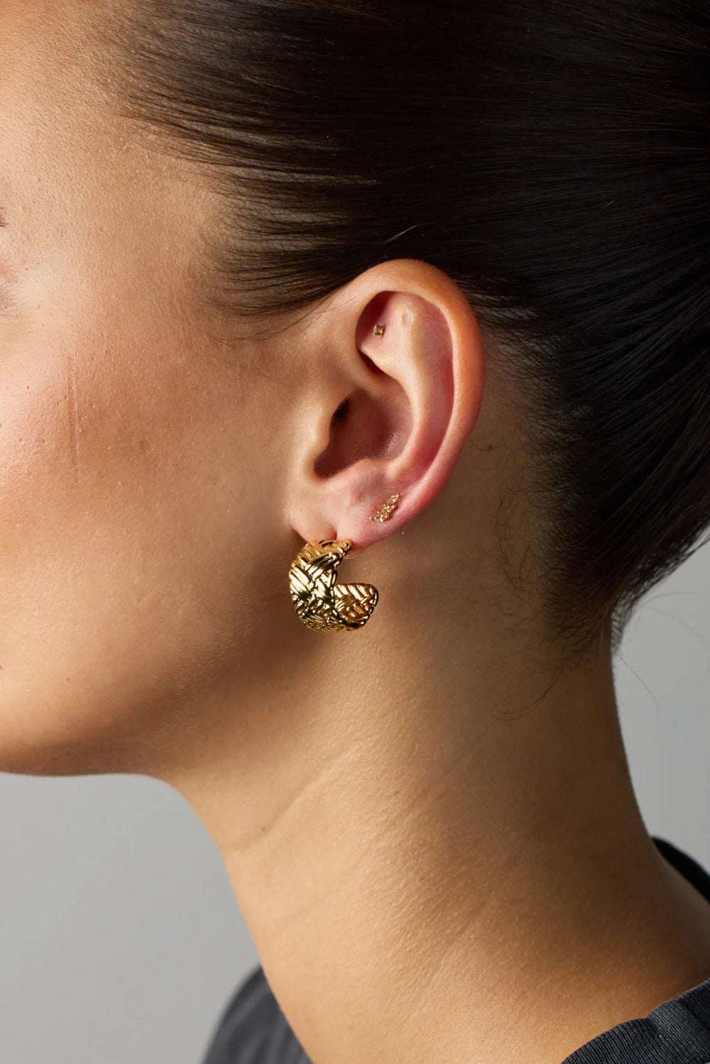 Maisy Hoop Gold earing Zafino Jewellery