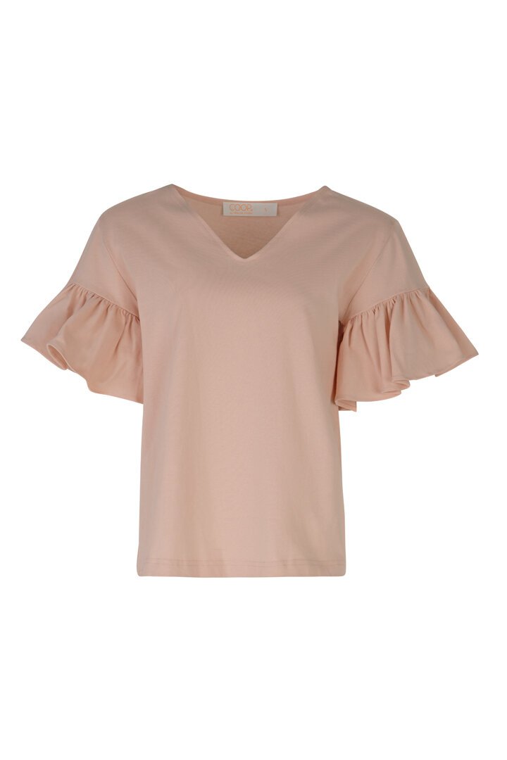 Make it Top - Black / Peach and White Tops Coop
