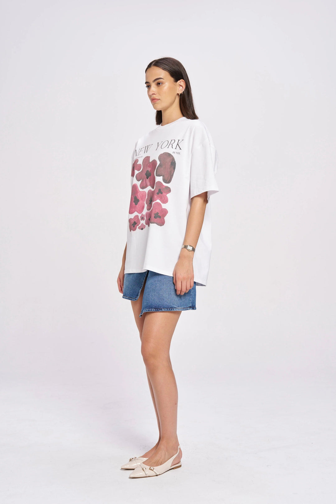 Maku - New York Fleur oversize tee Tee shirt Maku