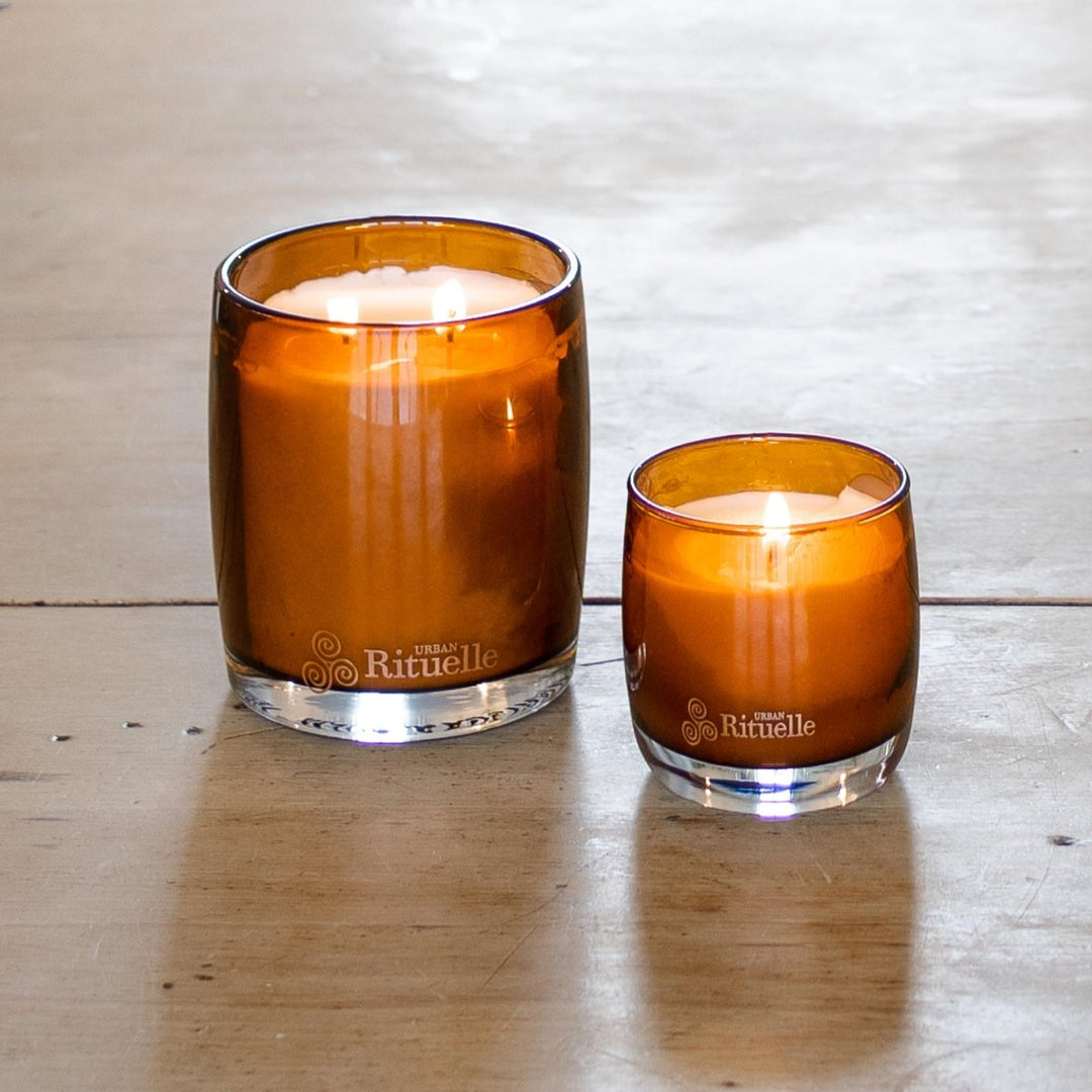 Mandarin, Basil &amp; Lime Scented Soy Candle | 140gm Candle Urban Rituelle