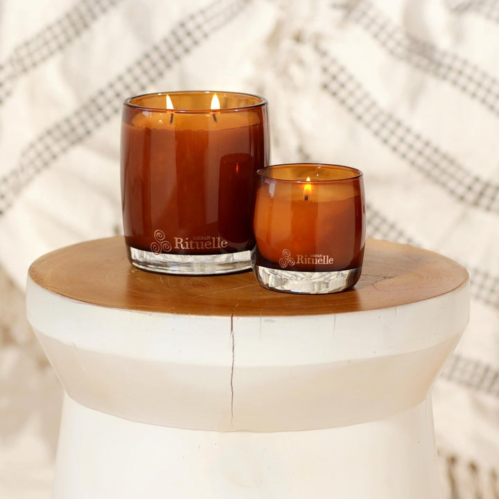 Mandarin, Basil &amp; Lime Scented Soy Candle | 140gm Candle Urban Rituelle
