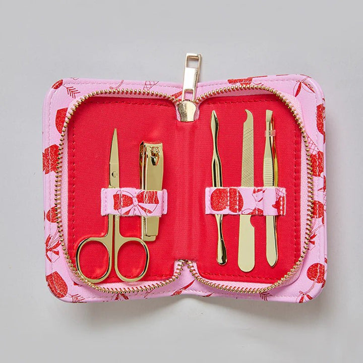 Manicure Kit - Cherry Cosmetic &amp; Toiletry Bags Love Spell