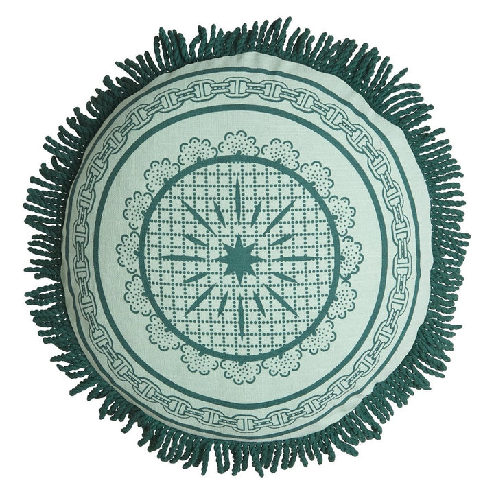 Manville Fringe Cushion cushion Sage & Clare