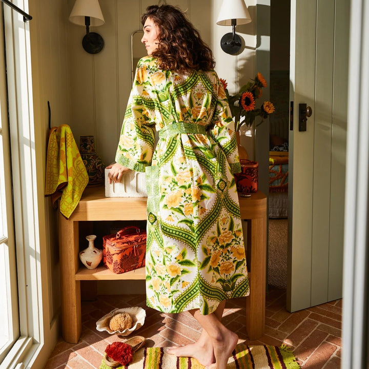 Margaret Cotton Robe home Sage & Clare
