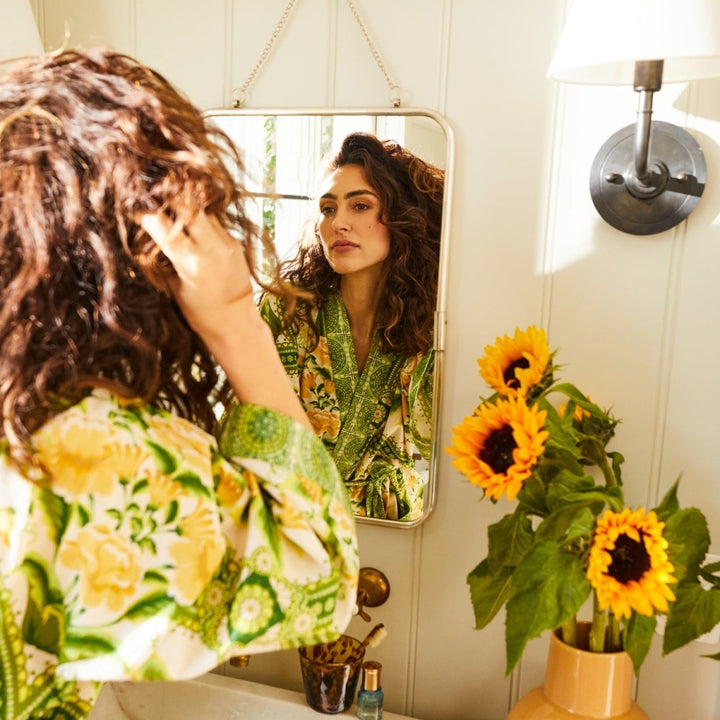 Margaret Cotton Robe Sage & Clare