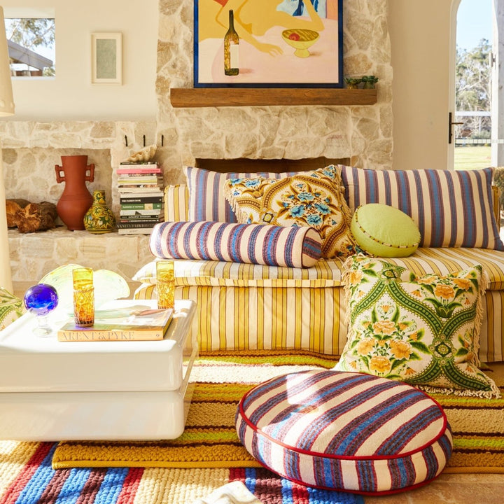 Margaret Fringe Cushion - La Palma - Stanleyandstone