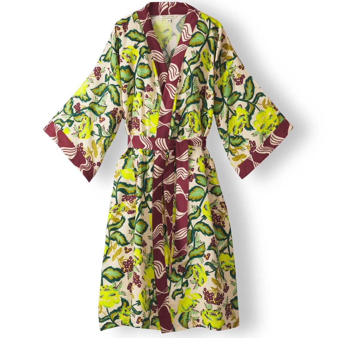 Margot Cotton Bath Robe Bath Robe Sage & Clare
