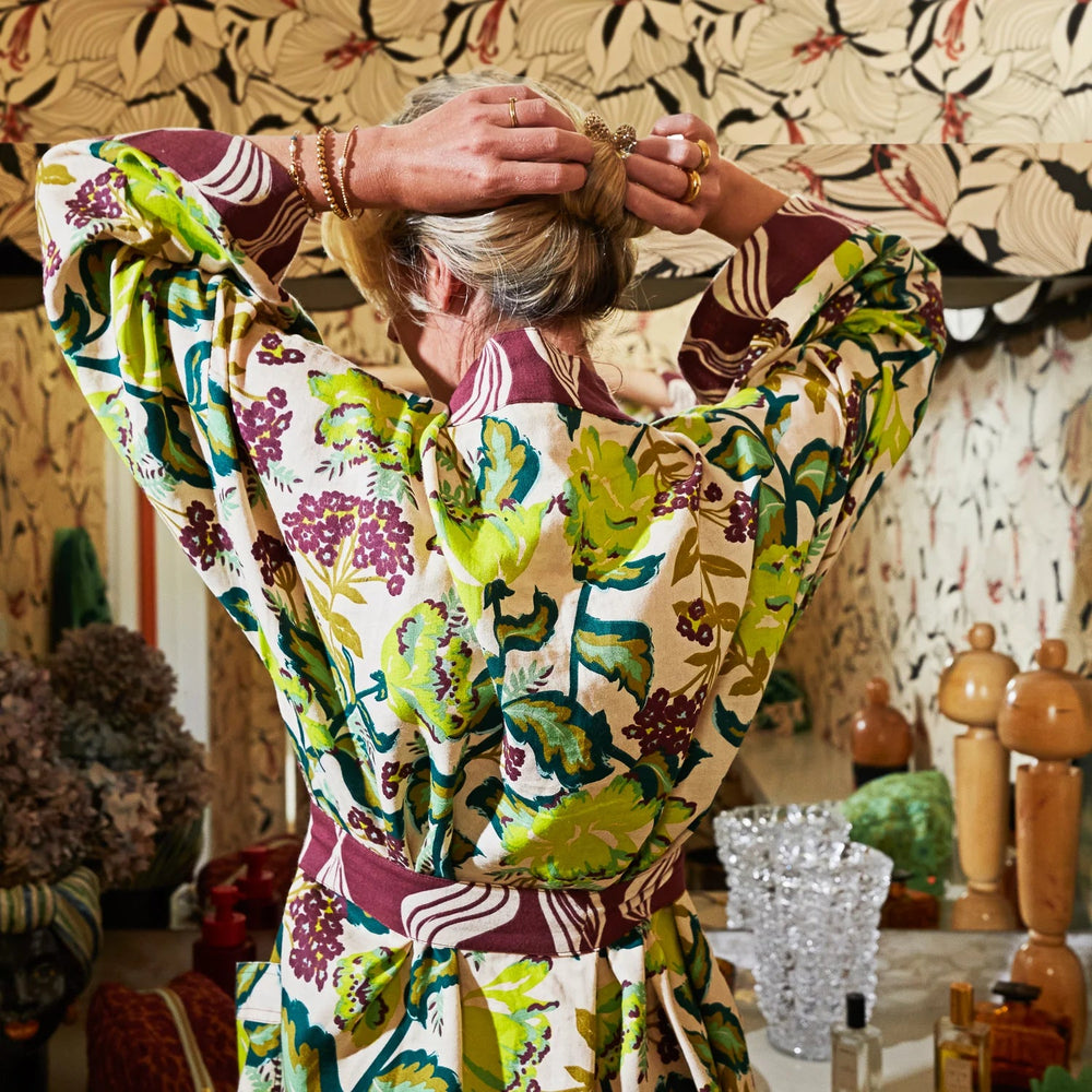 Margot Cotton Bath Robe Bath Robe Sage & Clare