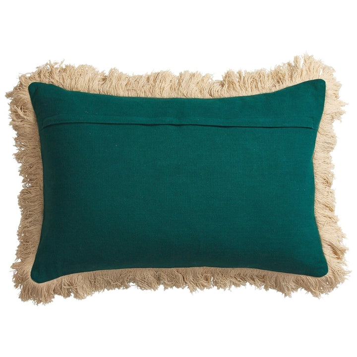 Maria Embroidered Cushion Sage &amp; Clare
