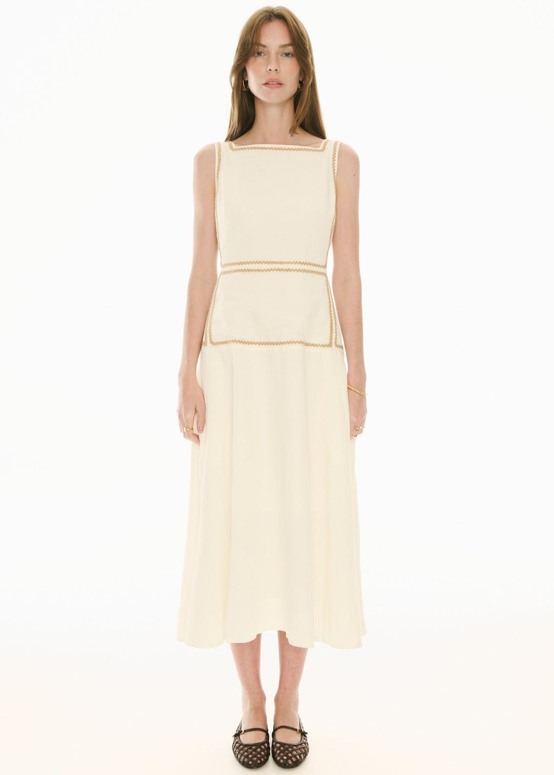 Marlin Raffia Dress - Ivory - Stanleyandstone