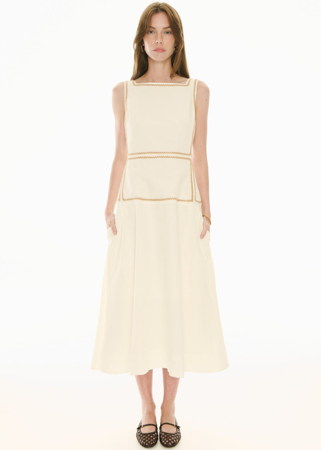 Marlin Raffia Dress - Ivory - Stanleyandstone