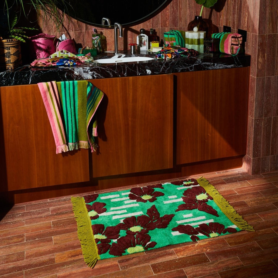 Marta Bath Mat Bath Mats &amp; Rugs Sage &amp; Clare