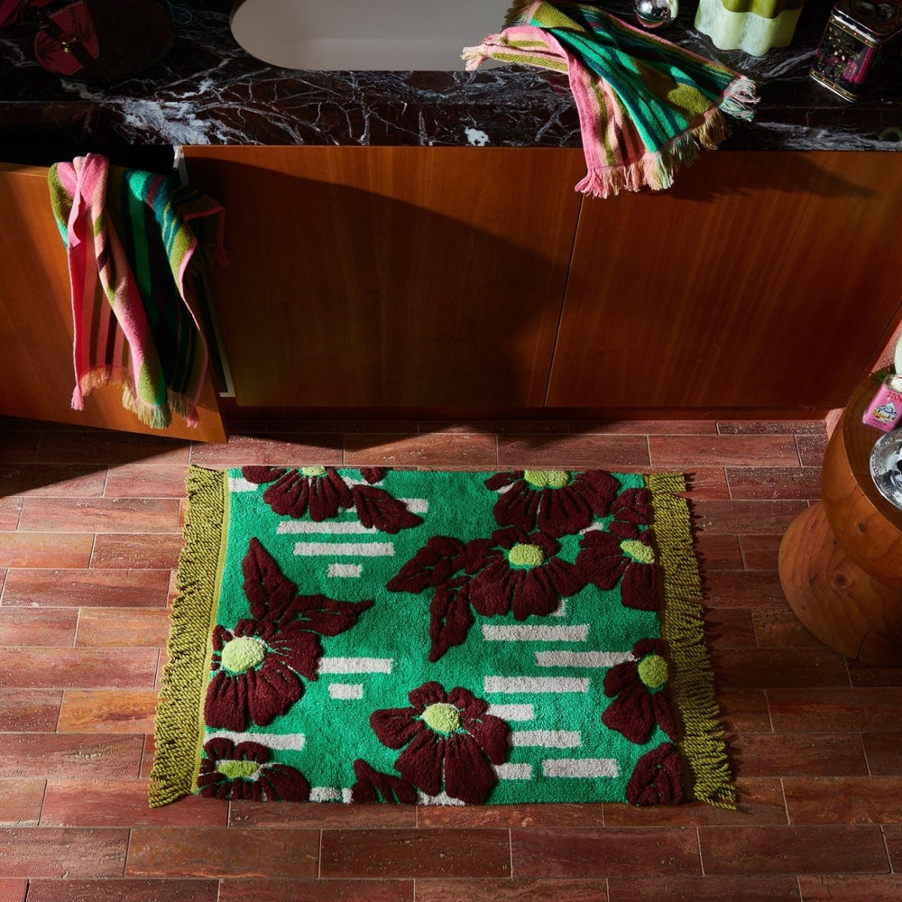 Marta Bath Mat Bath Mats & Rugs Sage & Clare