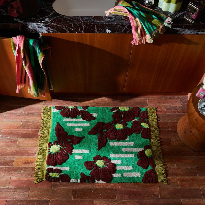 Marta Bath Mat Bath Mats &amp; Rugs Sage &amp; Clare