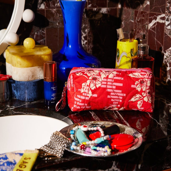 Marta Travel Pouch - Vermillion Sage &amp; Clare