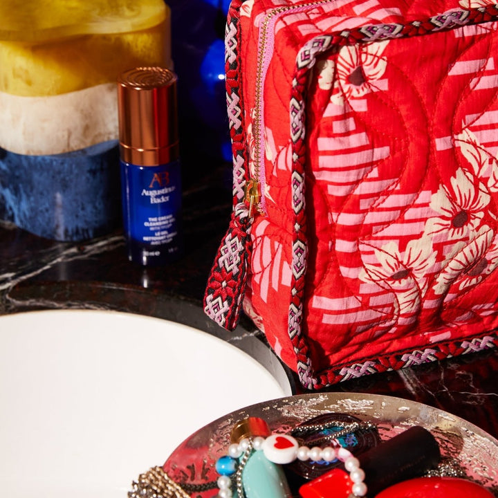 Marta Vanity Bag - Vermillion Sage &amp; Clare