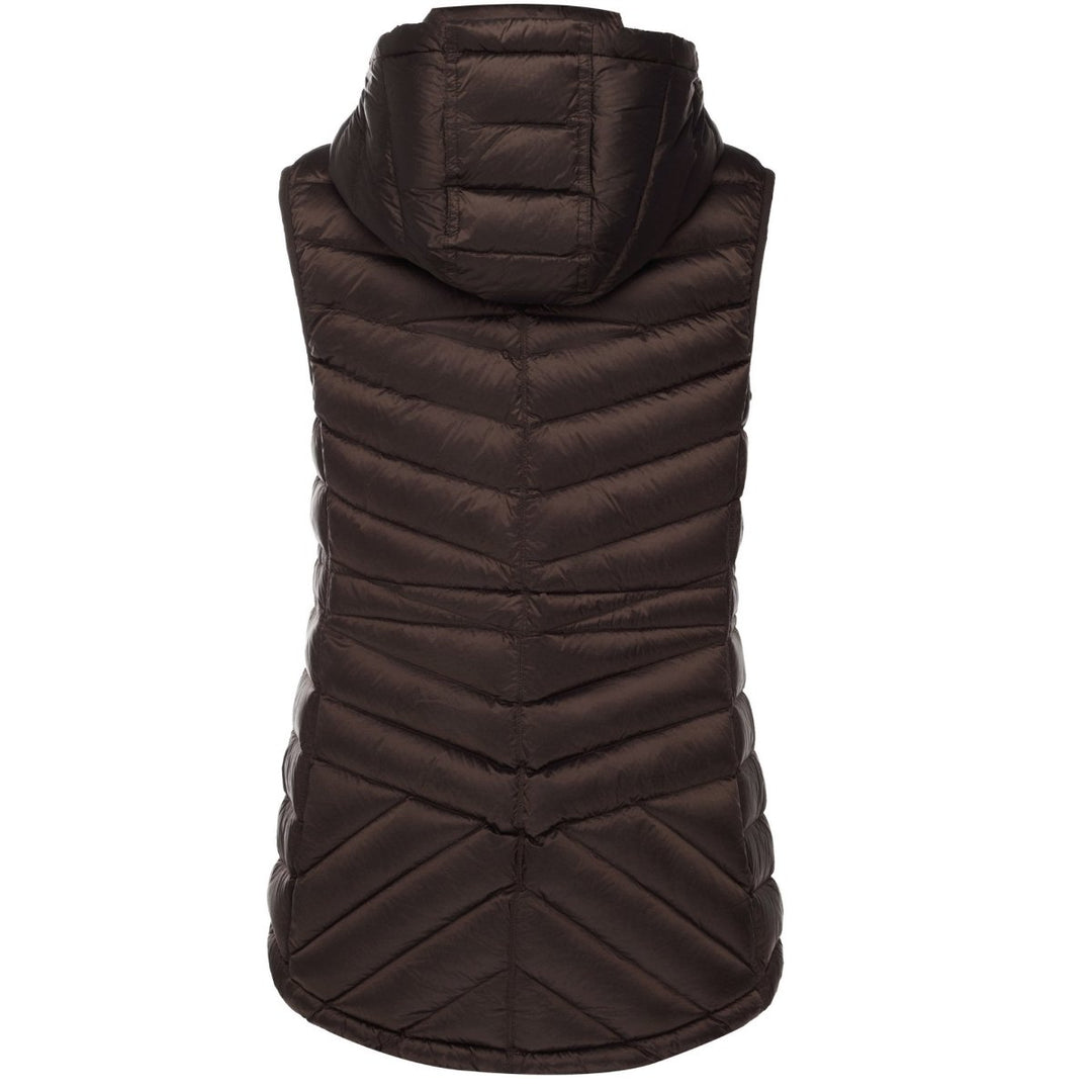 Mary-Claire 90/10 Packable Puffer Vest - Chocolate Coats &amp; Jackets Moke Apparel