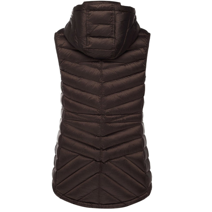 Mary-Claire 90/10 Packable Puffer Vest - Chocolate Coats &amp; Jackets Moke Apparel