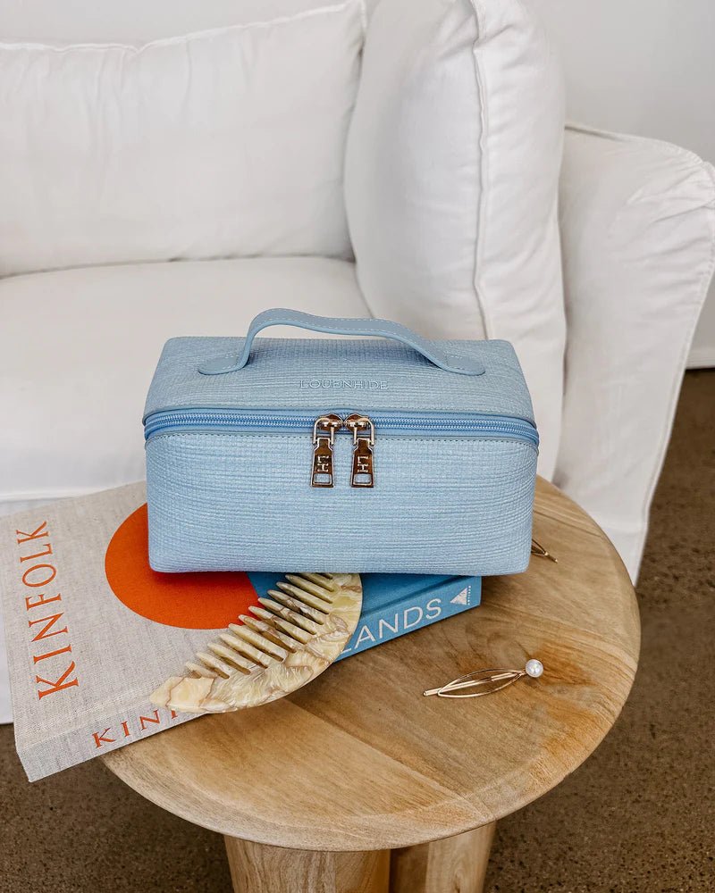 Mary Cosmetic Bag - Pale blue Handbag Louenhide