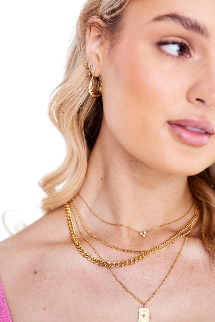 Matisse earing - Gold earings Zafino Jewellery