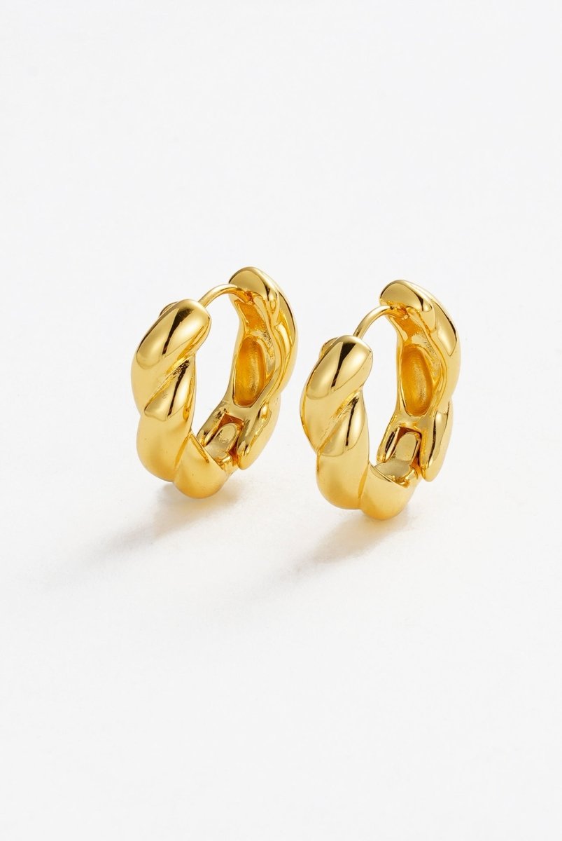 Maya Hoop eating Zafino Jewellery