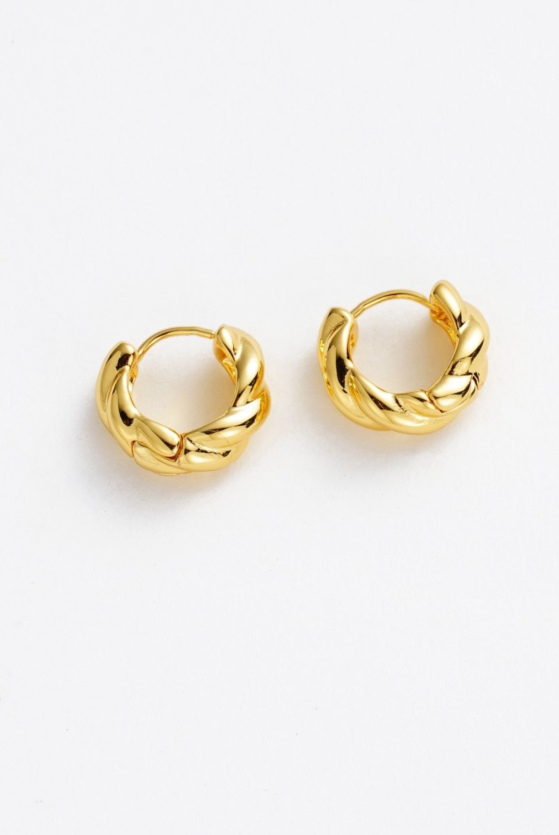 Maya Hoop eating Zafino Jewellery