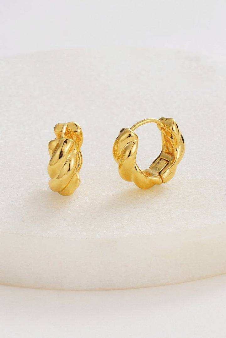 Maya Hoop eating Zafino Jewellery