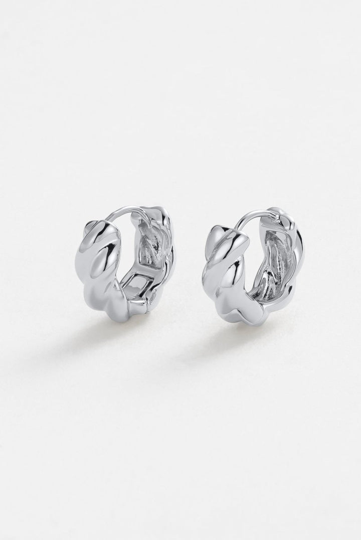 Maya Hoop eating Zafino Jewellery