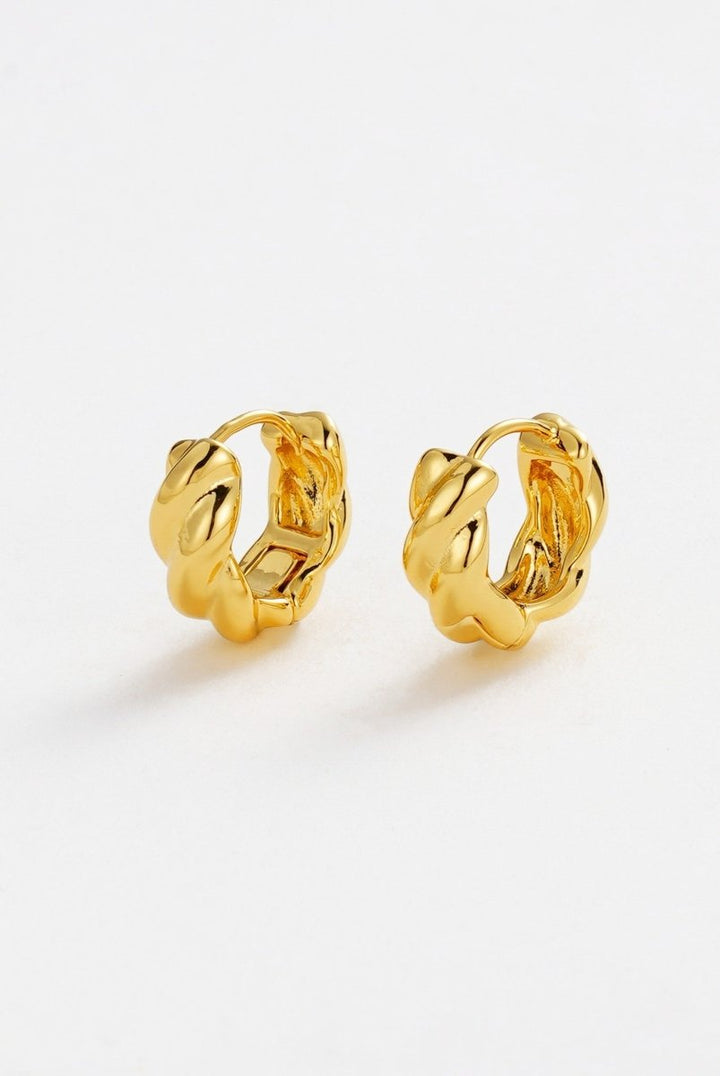 Maya Hoop eating Zafino Jewellery