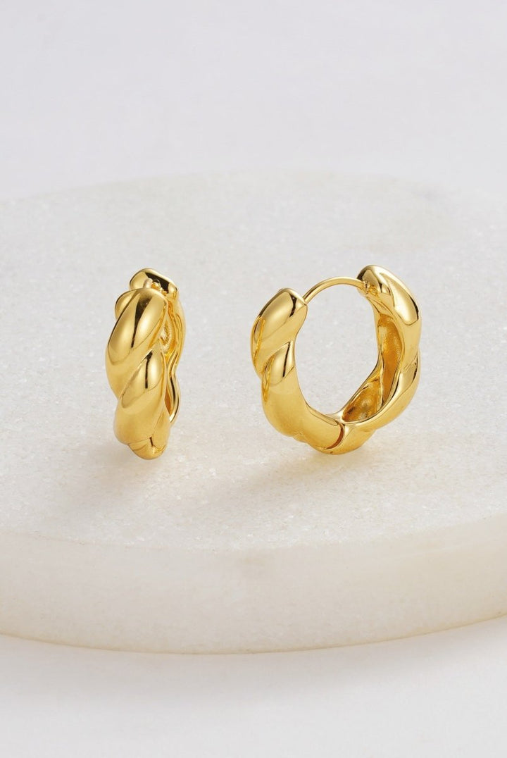 Maya Hoop eating Zafino Jewellery