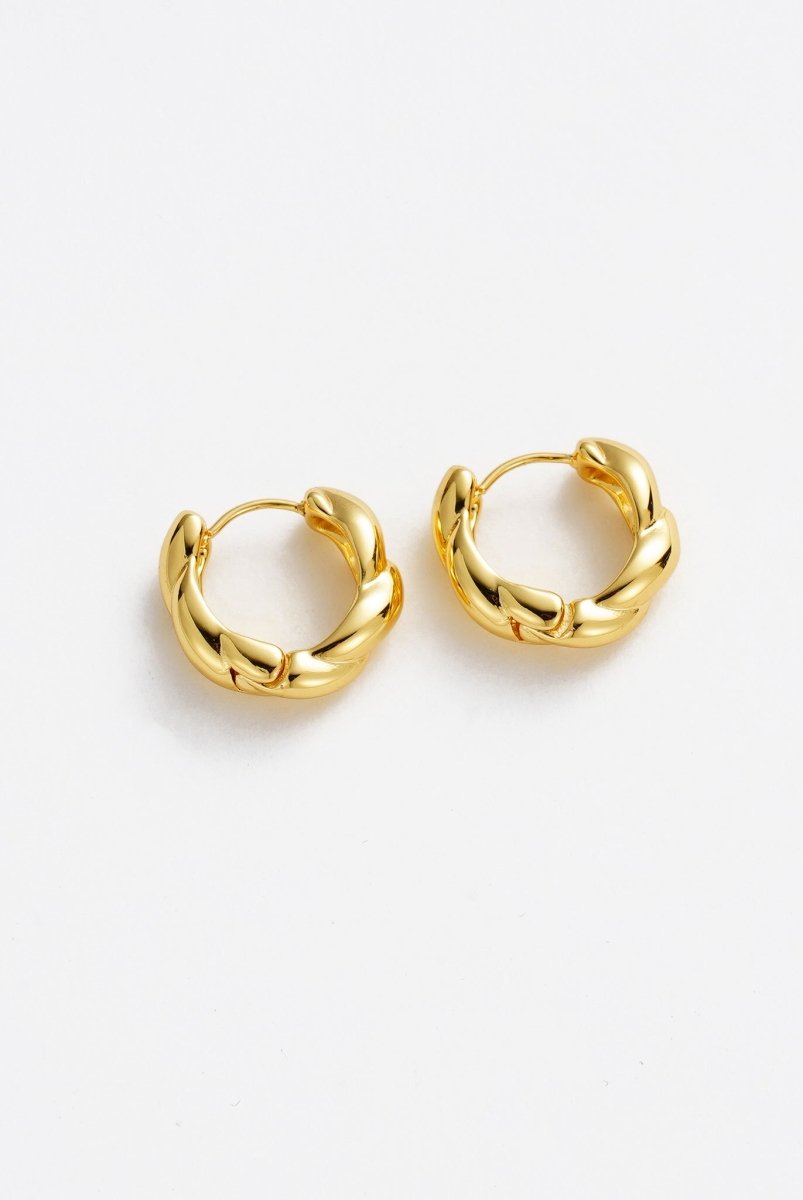 Maya Hoop eating Zafino Jewellery
