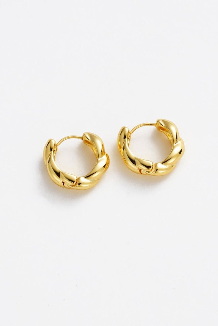 Maya Hoop eating Zafino Jewellery