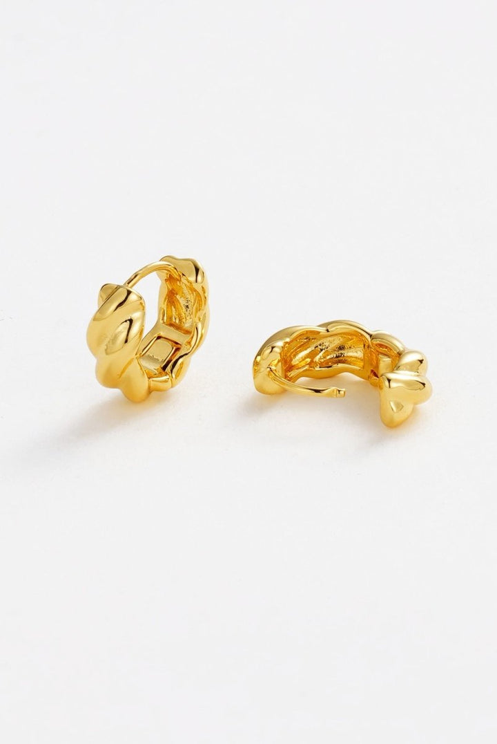 Maya Hoop eating Zafino Jewellery