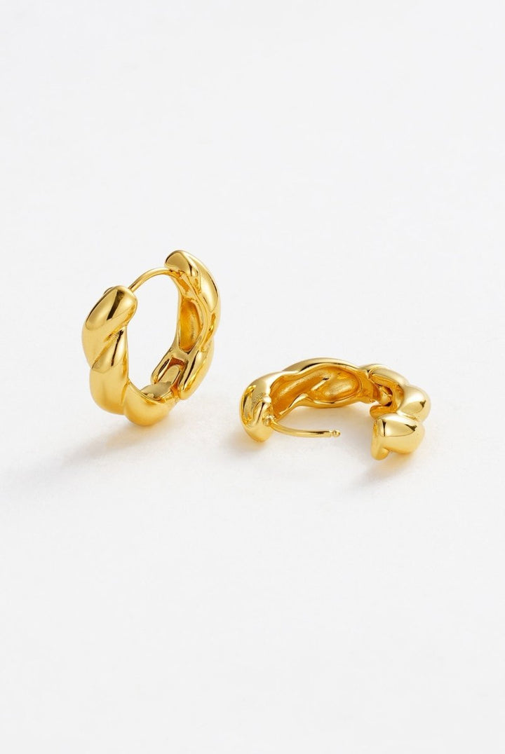 Maya Hoop eating Zafino Jewellery