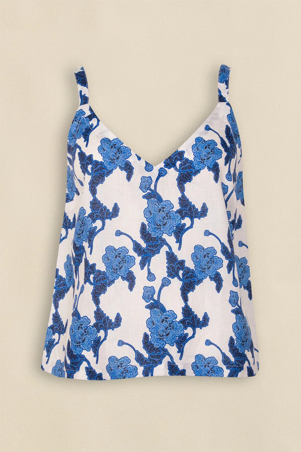 Memo Top - Azure Bouquet blouse Zoe Kratzmann