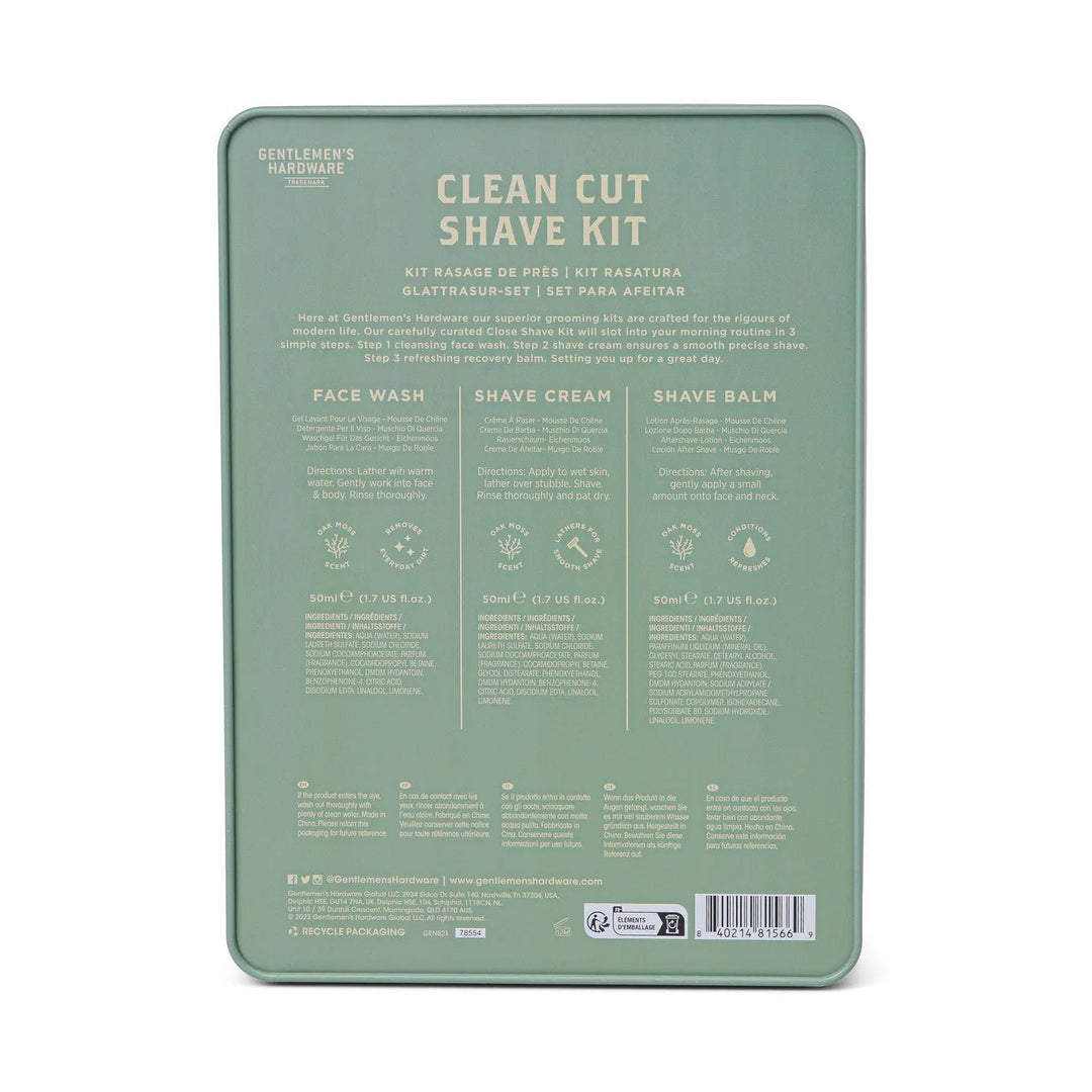 Mens close Shave Kit mens accessories Gentlemans Hardware
