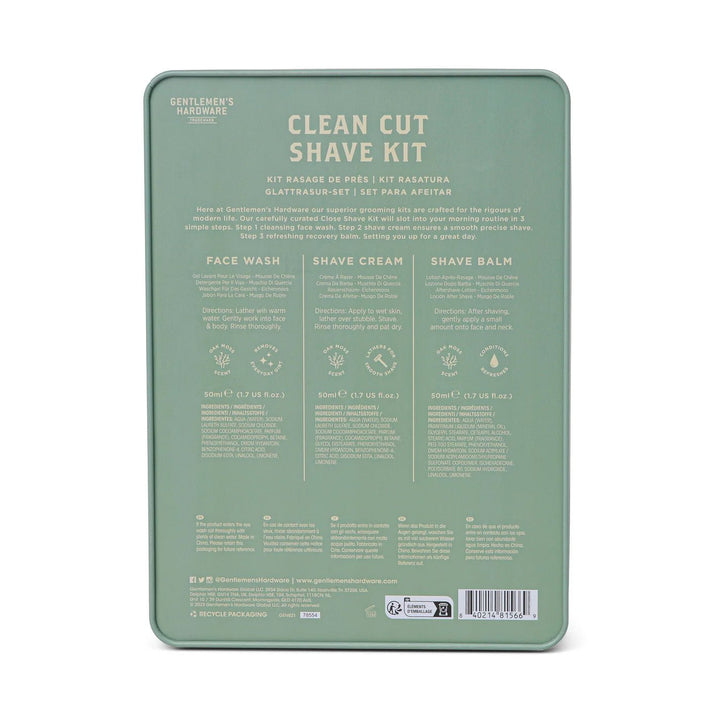 Mens close Shave Kit mens accessories Gentlemans Hardware