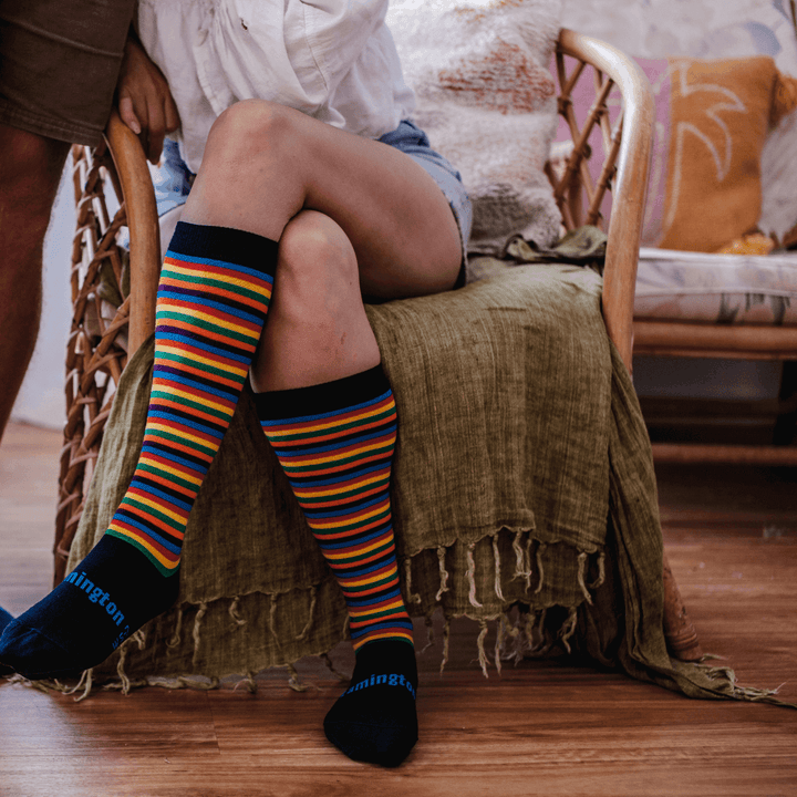 Merino Wool Knee High Socks | WOMAN | Jester Socks Lamington